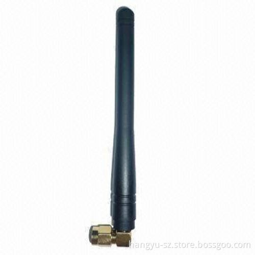 GSM Rubber Antenna with SMA Male Connector, Measures 10.5 x 108mm